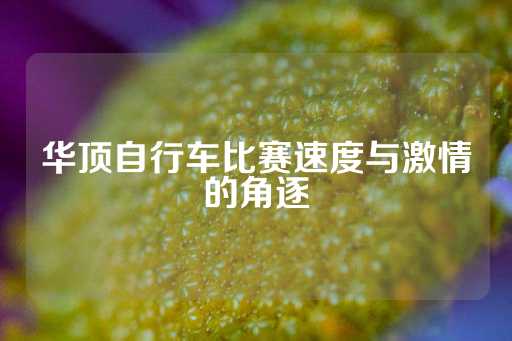 华顶自行车比赛速度与激情的角逐-第1张图片-皇冠信用盘出租